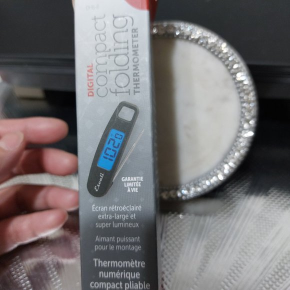 Escali Digital Compact Folding Thermometer Black - Picture 2 of 5